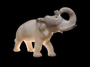 Słoń z alabastru